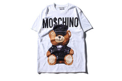 Printed Tee Mo$Chino Bear Leather Toy T-Shirt - Boujton