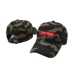 Printed Savage Cotton Cap - Boujton